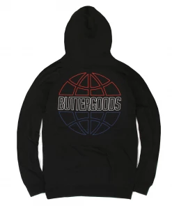 Butter Goods Commonwealth Hood - Black Hoodies