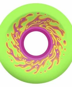 SLIME BALLS - OG SLIME GREEN PINK SKATEBOARD WHEELS 54MM X 78A