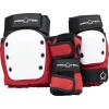 Trucks PRO-TEC - STREET JUNIOR 3 PACK PROTECTIVE PAD SET. RED/WHITE/BLACK