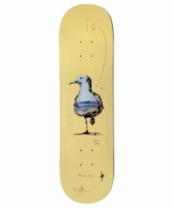 MOMENTUM - ART SERIES. JAMES GIDDY GULL SKATE DECK. 7.75" Skateboarding