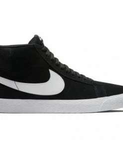 NIKE SB - ZOOM BLAZER MID MENS SHOES. BLACK/WHITE-WHITE-WHITE Trucks
