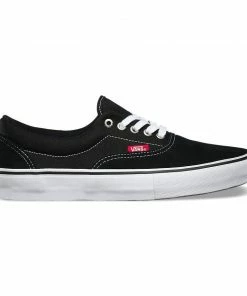 VANS - ERA PRO MENS SHOES. BLACK/WHITE/GUM Trucks