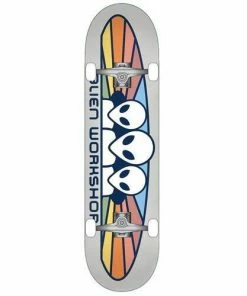 Completes ALIEN WORKSHOP - SPECTRUM COMPLETE SKATEBOARD. GREY. 7.75"