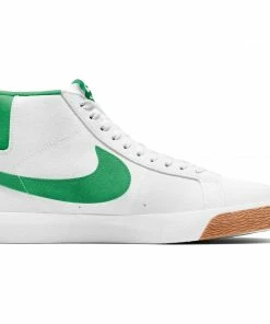 NIKE SB - ZOOM BLAZER MID MENS SHOES: WHITE/LUCKY GREEN-WHITE