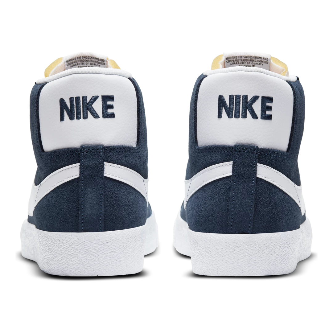 NIKE SB - ZOOM BLAZER MID MENS SHOES. NAVY/WHITE-BLACK 3 NIKE SB - ZOOM BLAZER MID MENS SHOES. NAVY/WHITE-BLACK