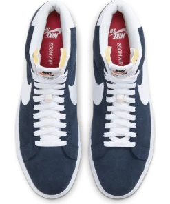 NIKE SB - ZOOM BLAZER MID MENS SHOES. NAVY/WHITE-BLACK 14 NIKE SB - ZOOM BLAZER MID MENS SHOES. NAVY/WHITE-BLACK