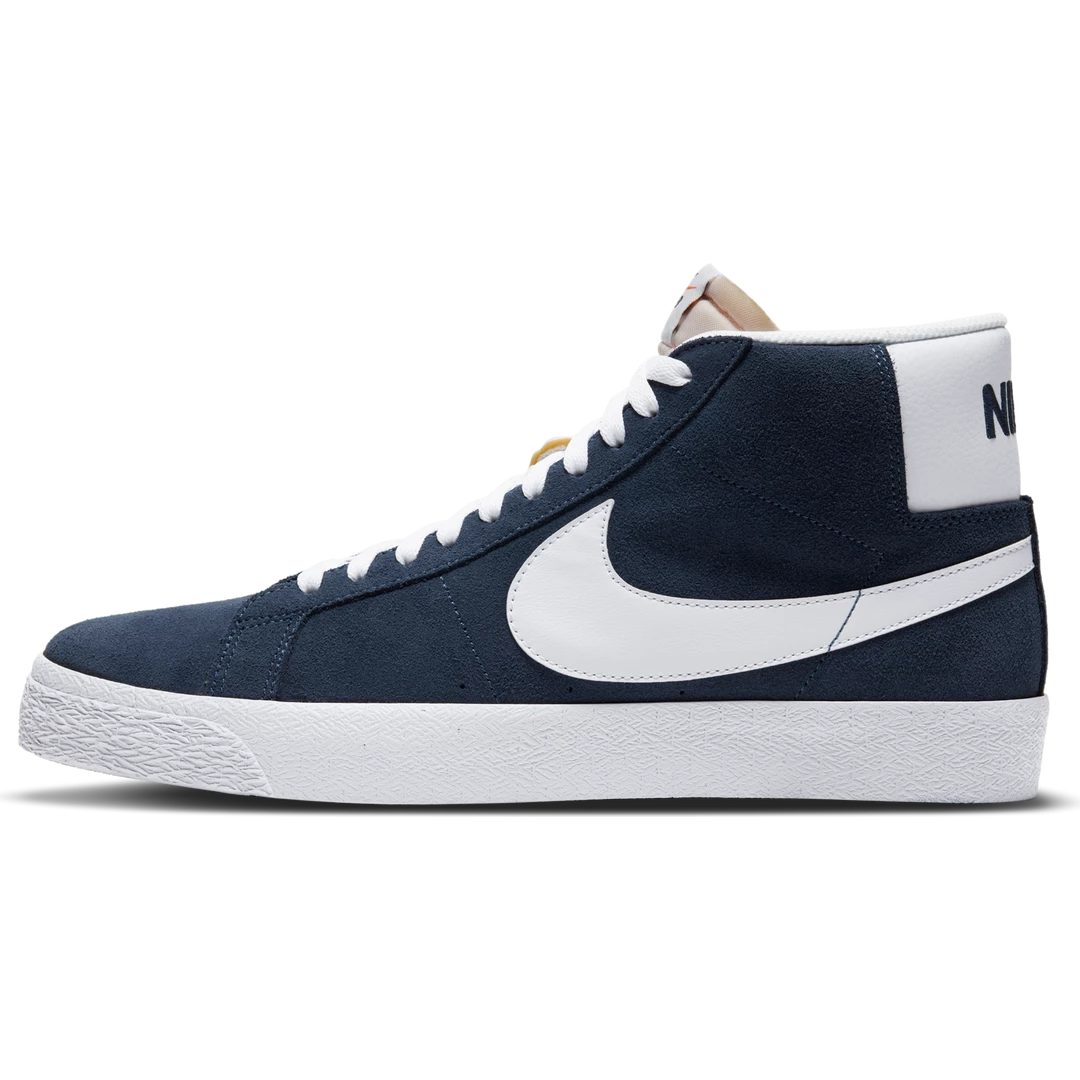 NIKE SB - ZOOM BLAZER MID MENS SHOES. NAVY/WHITE-BLACK 10 NIKE SB - ZOOM BLAZER MID MENS SHOES. NAVY/WHITE-BLACK