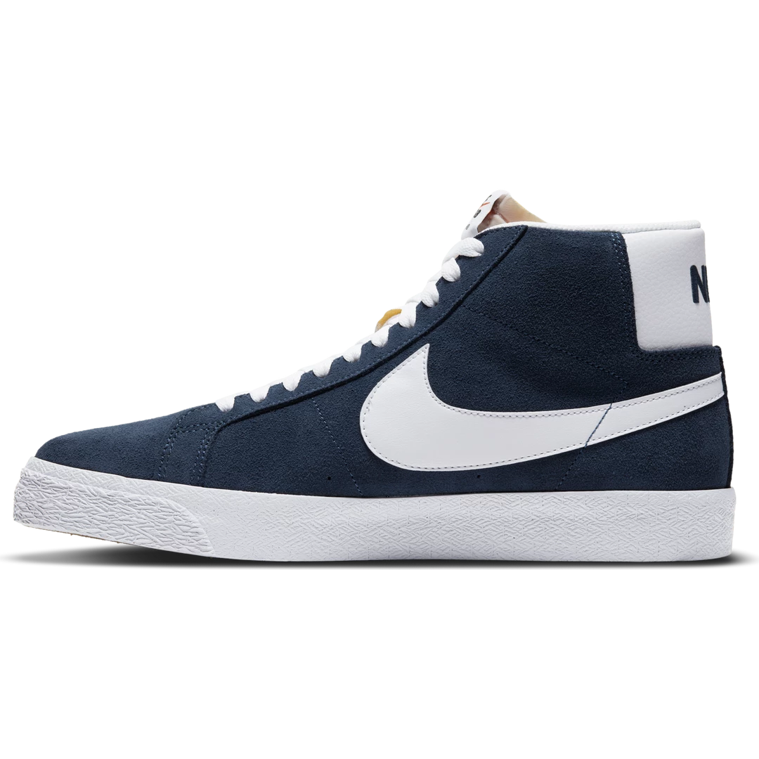 NIKE SB - ZOOM BLAZER MID MENS SHOES. NAVY/WHITE-BLACK 9 NIKE SB - ZOOM BLAZER MID MENS SHOES. NAVY/WHITE-BLACK
