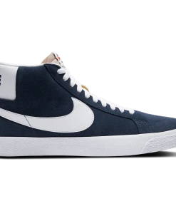 NIKE SB - ZOOM BLAZER MID MENS SHOES. NAVY/WHITE-BLACK