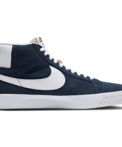NIKE SB - ZOOM BLAZER MID MENS SHOES. NAVY/WHITE-BLACK 18 NIKE SB - ZOOM BLAZER MID MENS SHOES. NAVY/WHITE-BLACK