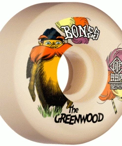 Skateboarding BONES - STREET TECH FORMULA V5 SIDECUT SKATE WHEELS. NATE GREENWOOD. 52MM X 99A