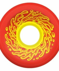 Skateboarding SLIME BALLS - OG SLIME RED/YELLOW SKATEBOARD WHEELS 60MM X 78A