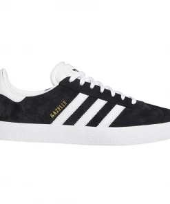 Trucks ADIDAS - GAZELLE ADV SHOES: BLACK/WHITE/GOLD