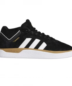 ADIDAS - TYSHAWN MENS SHOES: BLACK/WHITE/GUM4