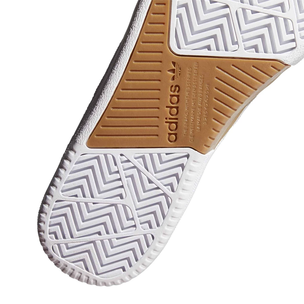 ADIDAS - TYSHAWN MENS SHOES: BLACK/WHITE/GUM4 5 ADIDAS - TYSHAWN MENS SHOES: BLACK/WHITE/GUM4