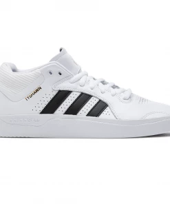 ADIDAS - TYSHAWN MENS SHOES: WHITE/BLACK/WHITE