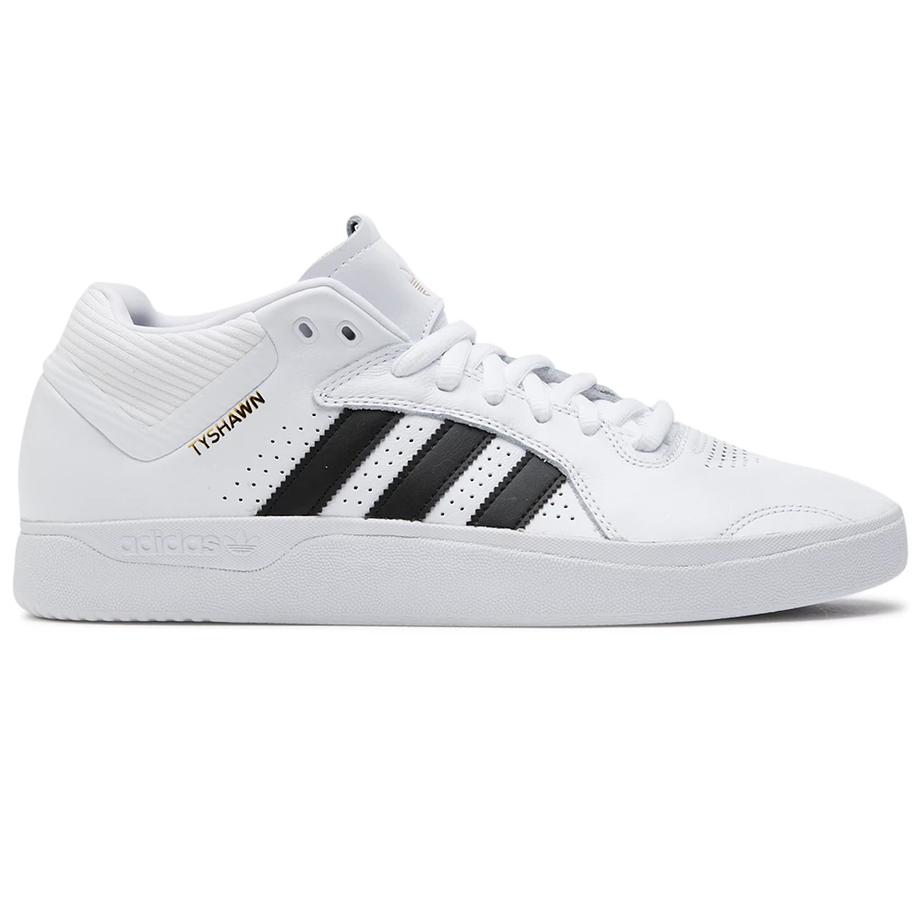 ADIDAS - TYSHAWN MENS SHOES: WHITE/BLACK/WHITE 1 ADIDAS - TYSHAWN MENS SHOES: WHITE/BLACK/WHITE