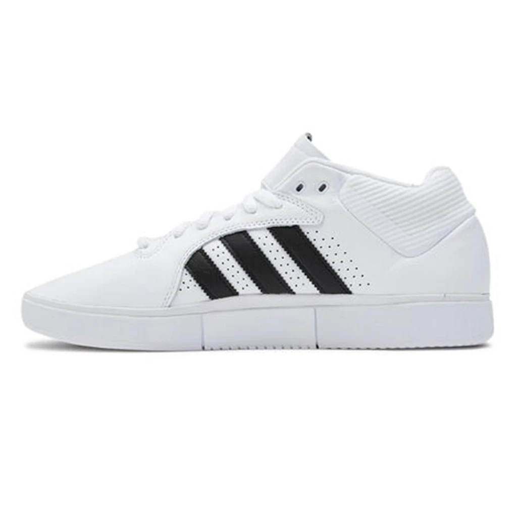 ADIDAS - TYSHAWN MENS SHOES: WHITE/BLACK/WHITE 5 ADIDAS - TYSHAWN MENS SHOES: WHITE/BLACK/WHITE