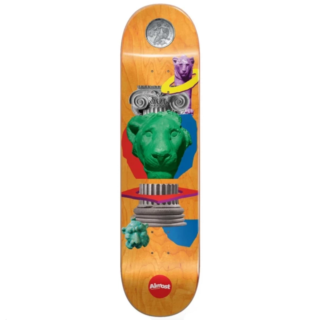 ALMOST - JOHN DILO RELICS R7 SKATEBOARD DECK. 8.125" 1 ALMOST - JOHN DILO RELICS R7 SKATEBOARD DECK. 8.125"
