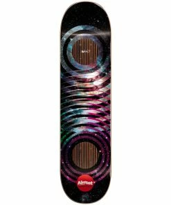 Skateboarding ALMOST - RODNEY MULLEN SPACE RINGS IMPACT LIGHT SKATEBOARD DECK: 8.25"