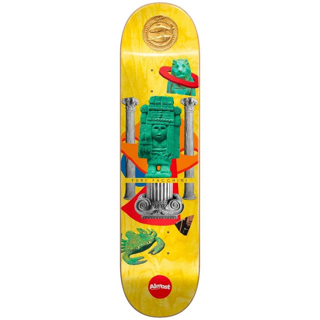 Skateboarding ALMOST - YURI FACCHINI RELICS R7 SKATEBOARD DECK 8.25" 1 Skateboarding ALMOST - YURI FACCHINI RELICS R7 SKATEBOARD DECK 8.25"