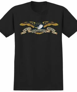 ANTI HERO - EAGLE SHORT SLEEVE TEE BLACK Trucks