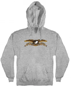 Trucks ANTI HERO - EAGLE YOUTH SWEAT/HOODIE. GREY HEATHER