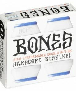 BONES - HARDCORE BUSHINGS: WHITE SOFT 81A Skateboarding