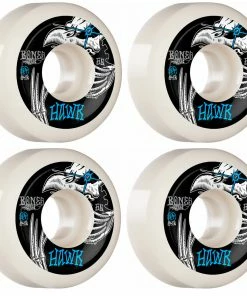 Skateboarding BONES - PRO SPF HAWK TATTOO P5 SIDECUT SKATEBOARD WHEELS: 60MM X 84B