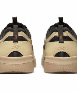 NIKE SB - NYJAH FREE 2.0 MENS SHOES: RATTAN/BLACK-NOBLE GREEN-SAFETY ORANGE