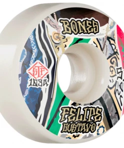 Bones - STF Gustavo Bed-Stuy 53mm X 103a V1 Wheels Skateboarding