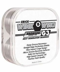 BRONSON - G3 ERIK WINKOWSKI PRO SKATEBOARD BEARINGS Trucks