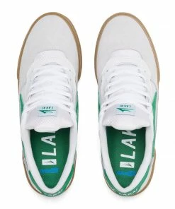 LAKAI - CAMBRIDGE MENS SHOES WHITE/GRASS SUEDE