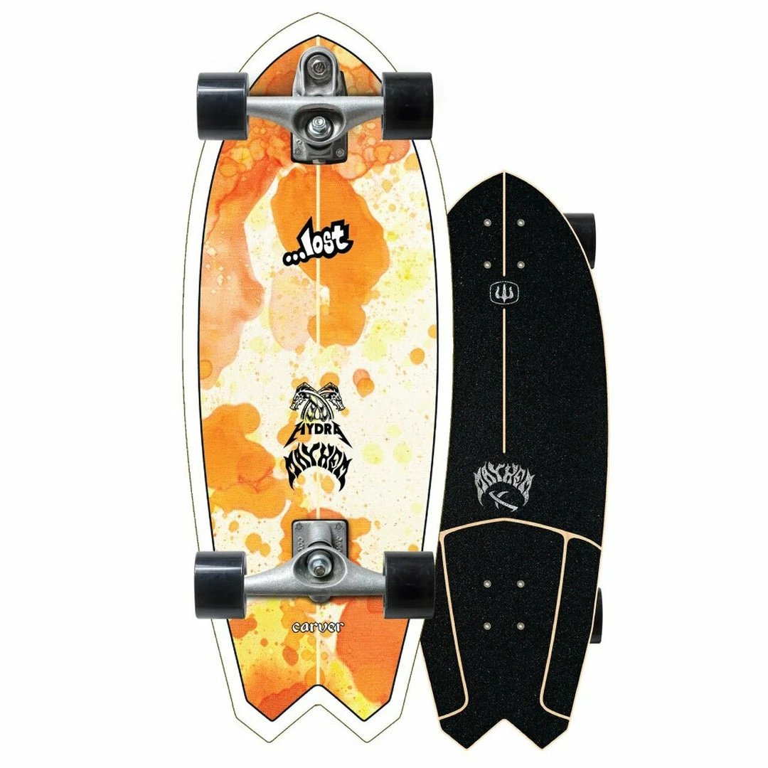 CARVER X LOST - HYDRA COMPLETE SKATEBOARD W/CX 29" 1 CARVER X LOST - HYDRA COMPLETE SKATEBOARD W/CX 29"