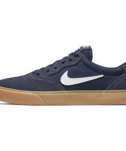 NIKE SB - CHRON SLR (SOLARSOFT) MENS SHOES: OBSIDIAN/WHITE
