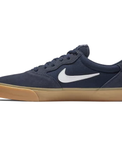 NIKE SB - CHRON SLR (SOLARSOFT) MENS SHOES: OBSIDIAN/WHITE