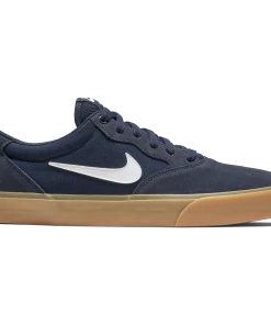 NIKE SB - CHRON SLR (SOLARSOFT) MENS SHOES: OBSIDIAN/WHITE