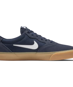 NIKE SB - CHRON SLR (SOLARSOFT) MENS SHOES: OBSIDIAN/WHITE