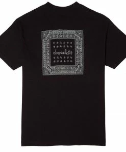 CHOCOLATE - BANDANA SHORT SLEEVE TEE BLACK Trucks