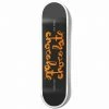 Skateboarding CHOCOLATE - CHRIS ROBERTS BLACK TWIN CHUNK WR41 SKATEBOARD DECK: 8.25"