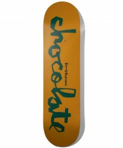 CHOCOLATE - KENNY ANDERSON OG CHUNK YELLOW GREEN WR41 SKATEBOARD DECK. 8.0"