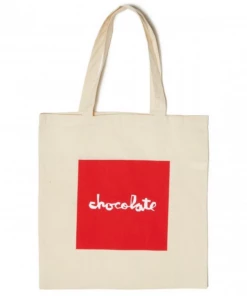 CHOCOLATE - RED SQUARE CANVAS TOTE Trucks