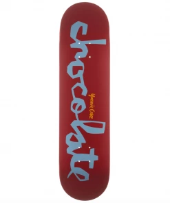 Skateboarding CHOCOLATE - YONNIE CRUZ OG CHUNK WR41 SKATEBOARD DECK: 8"
