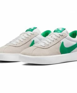 NIKE SB - BRUIN REACT MENS SHOES: WHITE/LUCKY GREEN-WHITE Trucks