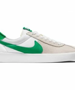 NIKE SB - BRUIN REACT MENS SHOES: WHITE/LUCKY GREEN-WHITE Trucks