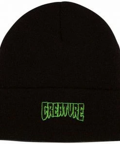 Trucks CREATURE - LOGO OUTLINE SHOREMAN BEANIE BLACK