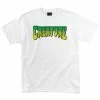 CREATURE - LOGO SHORT SLEEVE TEE. WHITE Trucks