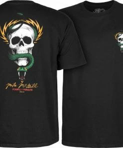 POWELL PERALTA - McGILL SKULL & SNAKE S/S TEE: BLACK Trucks