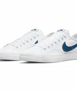 Trucks NIKE SB - BLAZER COURT SKATE SHOES: WHITE/BLUE-WHITE-WHITE 12 Trucks NIKE SB - BLAZER COURT SKATE SHOES: WHITE/BLUE-WHITE-WHITE