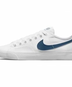Trucks NIKE SB - BLAZER COURT SKATE SHOES: WHITE/BLUE-WHITE-WHITE 15 Trucks NIKE SB - BLAZER COURT SKATE SHOES: WHITE/BLUE-WHITE-WHITE